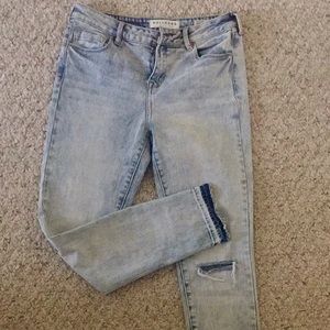 Pacsun bullhead faded ripped jeans
